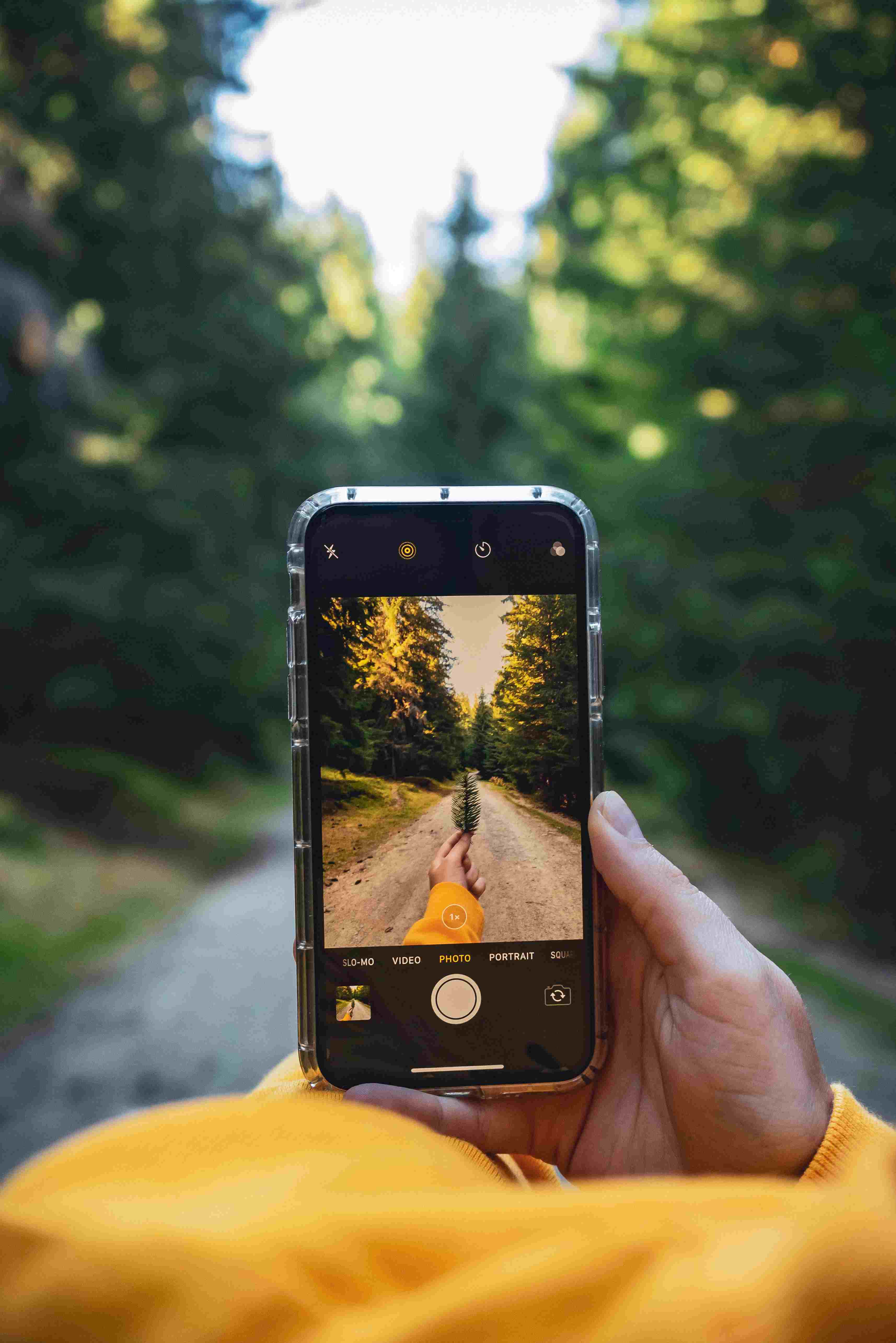 Taking a mobile photograph